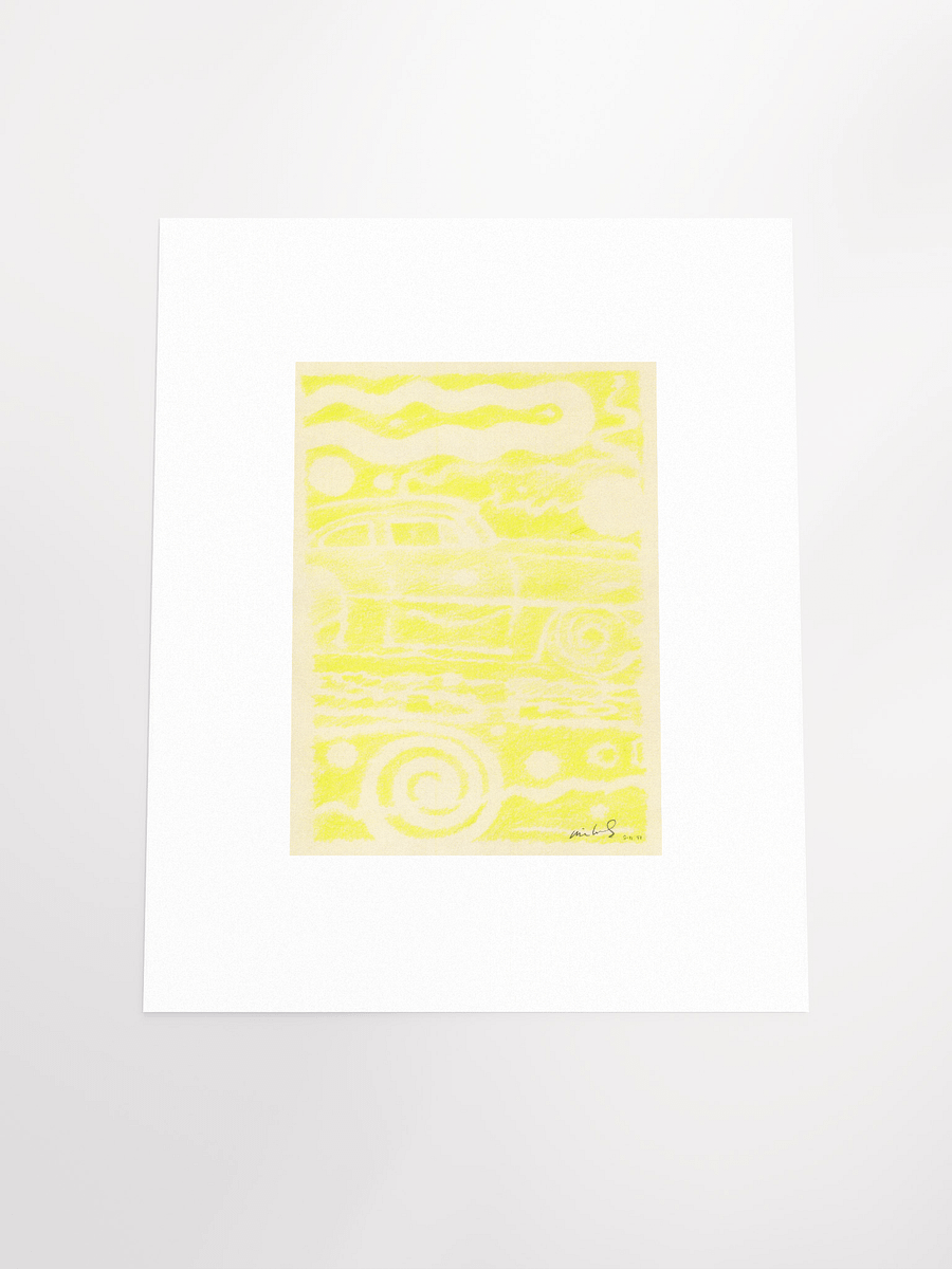 Custom Car (yellow) 5.11.91 Print product image (5)