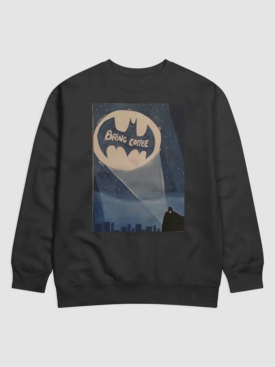 Bat-Signal Coffee Call Premium Sweatshirt product image (1)