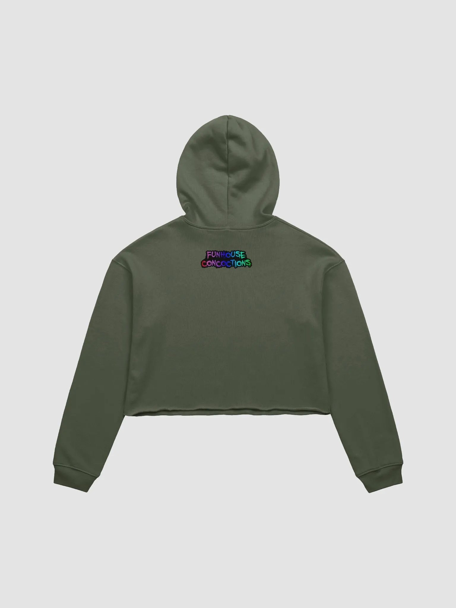 Spiderweb Heart Crop Hoodie product image (2)