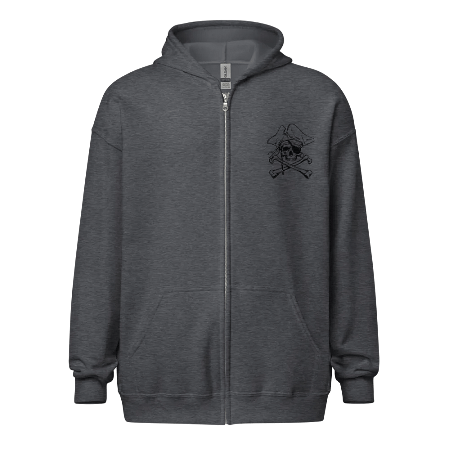 Krewmate Essential Zip Hoodie (Black Logo) product image (3)