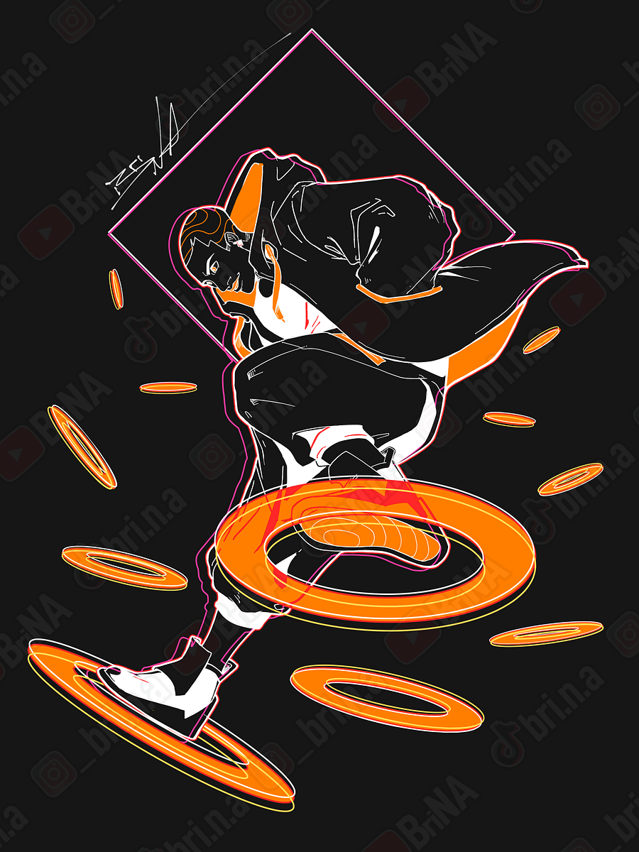 VEE Hoodie — Orange product image (8)