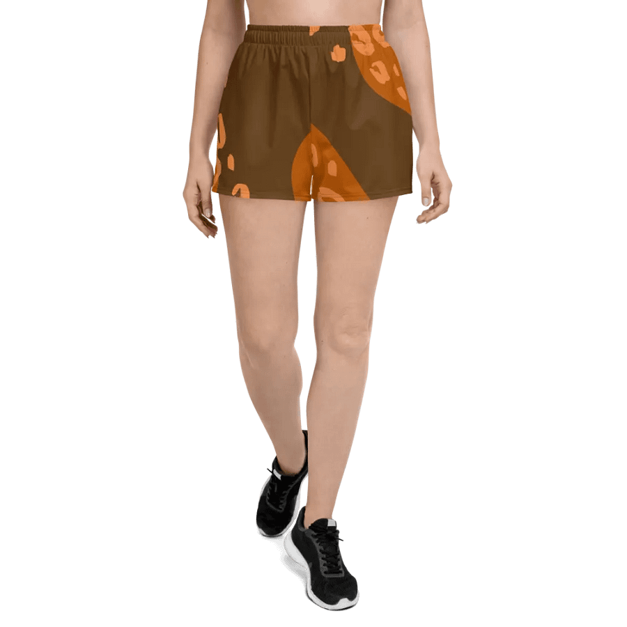 Flowing Orange Athletic Shorts product image (1)