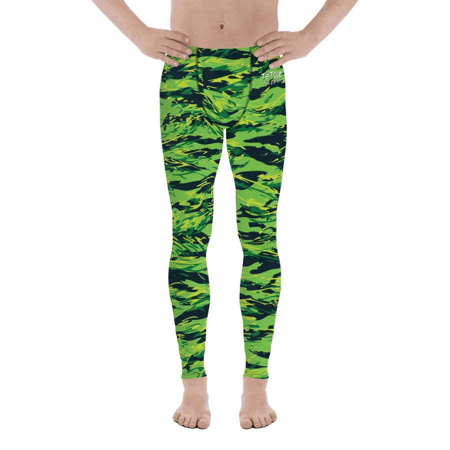 Green Camo Men's Leggings product image (4)