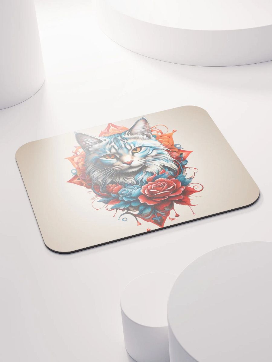 Regal Cat & Roses Mouse Pad product image (5)