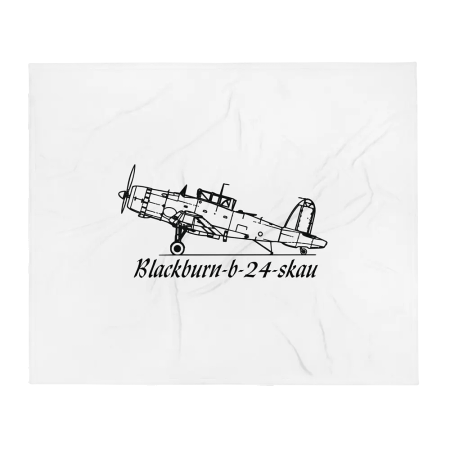 Blackburn b 24 skau Aircraft. Mystic Night Throw Blanket product image (13)