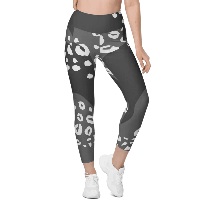 Grey Organic Flow All-Over Leggings product image (1)