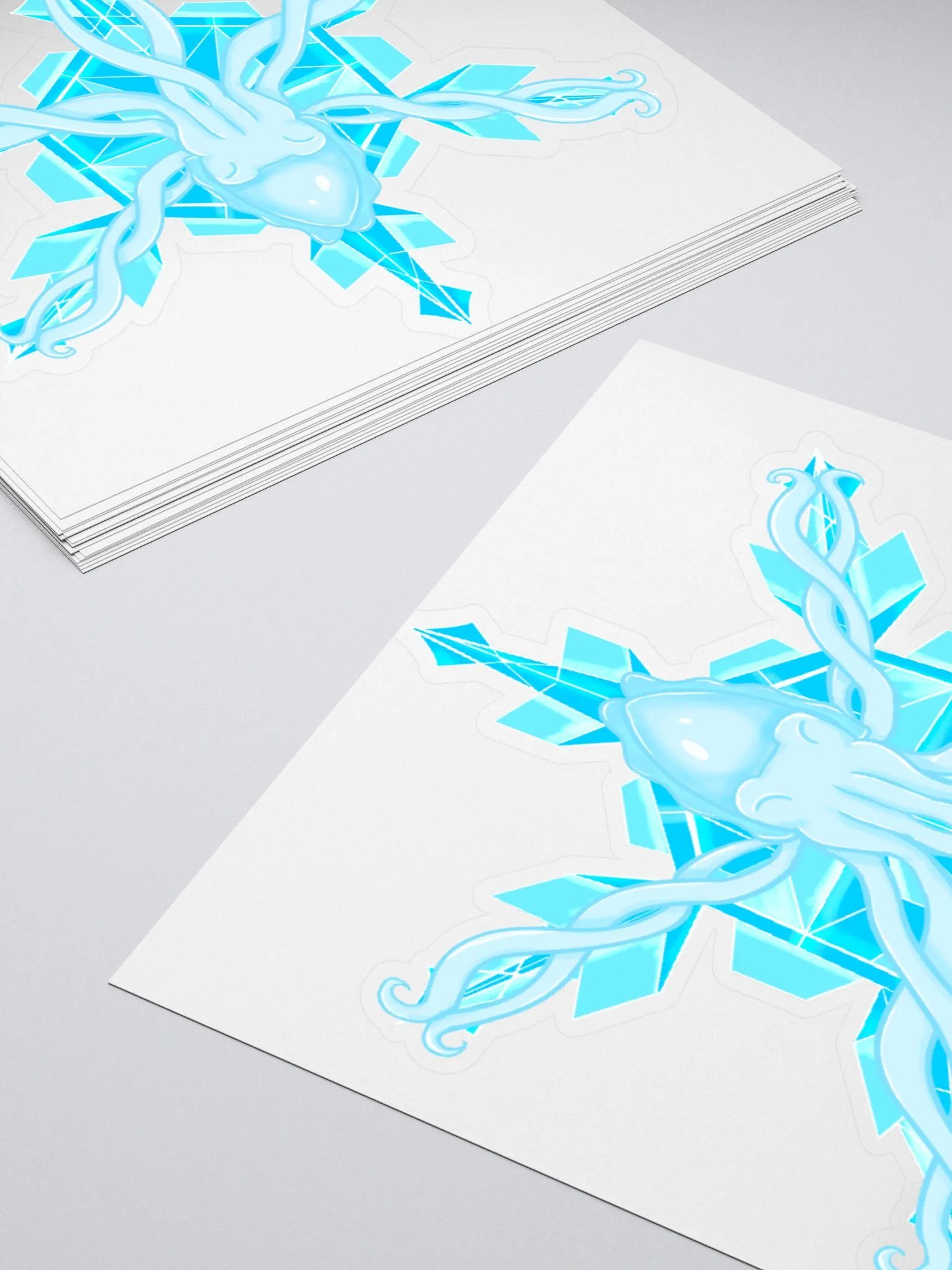 Snowflake Cuttlefish Sticker product image (4)