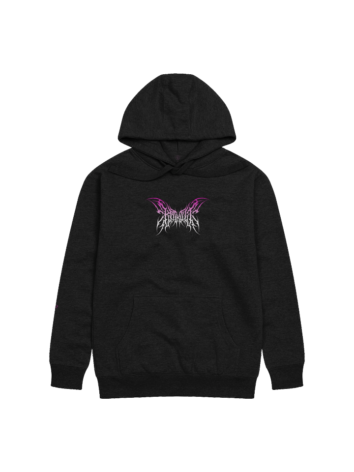 Kat Kult Hoodie (Pink & White logo) product image (9)