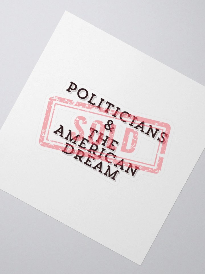 The American Lie - sticker product image (6)