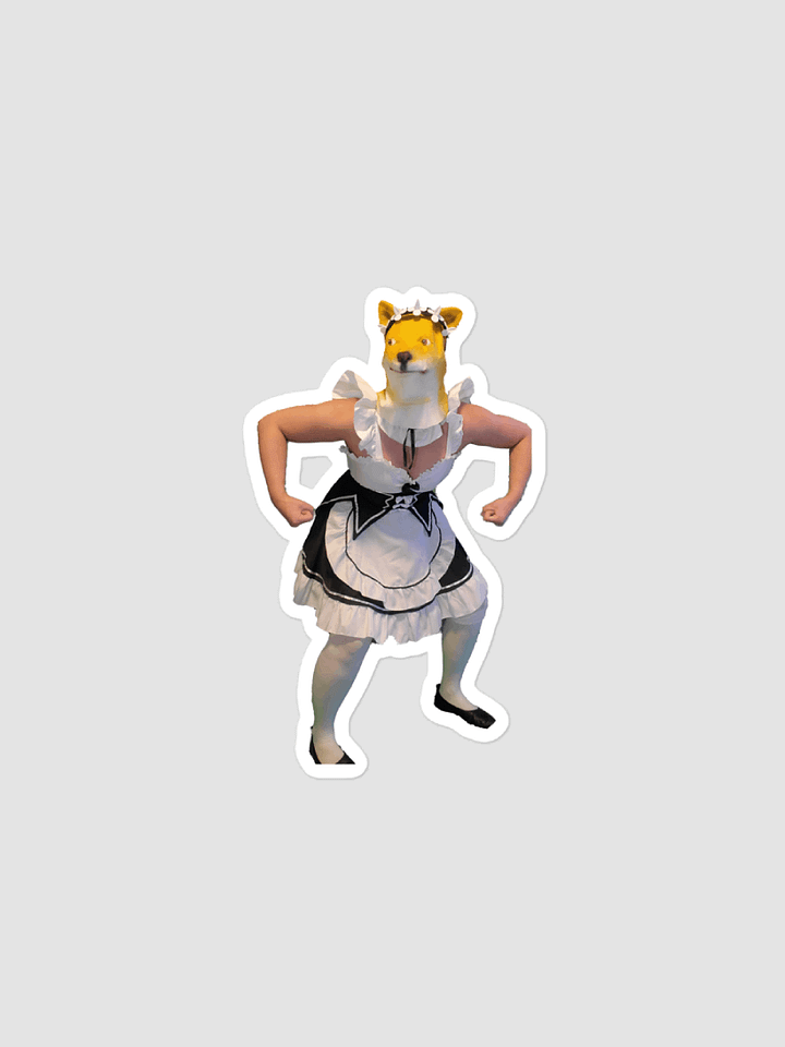 Shiba Maid Sticker product image (1)