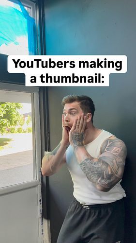 “You won’t believe this!” head ahh.

NGL this is me rn. Next YouTube is out tomorrow

… what the hell have I become? 😂