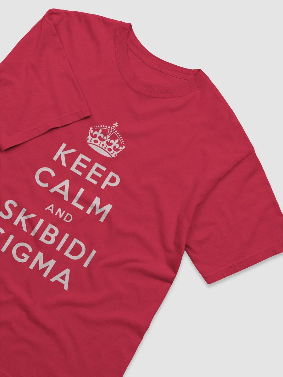 Keep calm and skibidi sigma t-shirt product image (9)
