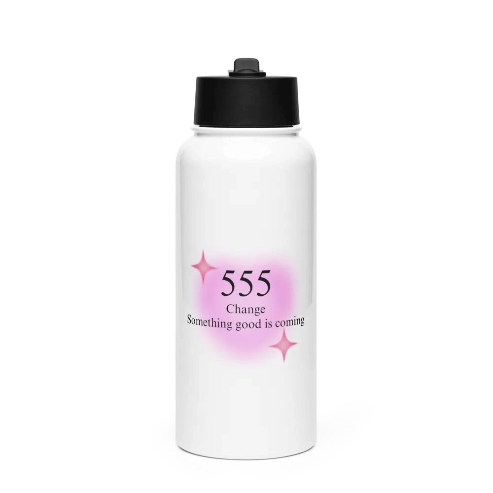 "555" Angel Number Insulated Bottle product image (1)