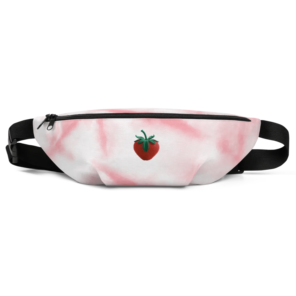 CozyAvocado Pink Texture Fanny Pack Strawberry #1 product image (6)