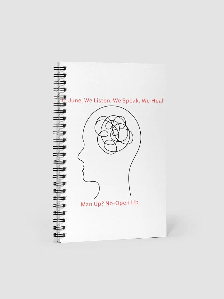 Mens Mental Health Awareness Notebook product image (1)