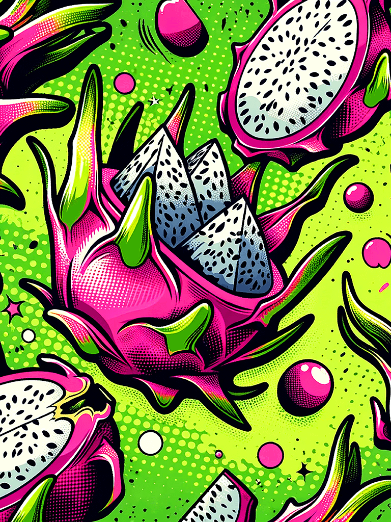 "Tropical Treats: Exotic Fruit Design Bundle" (Digital Product) product image (3)