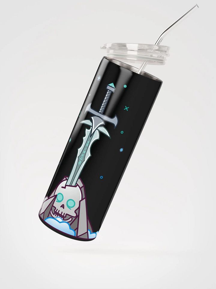 Sword in the Skull - Lich Variation - Tumbler w/Straw product image (2)