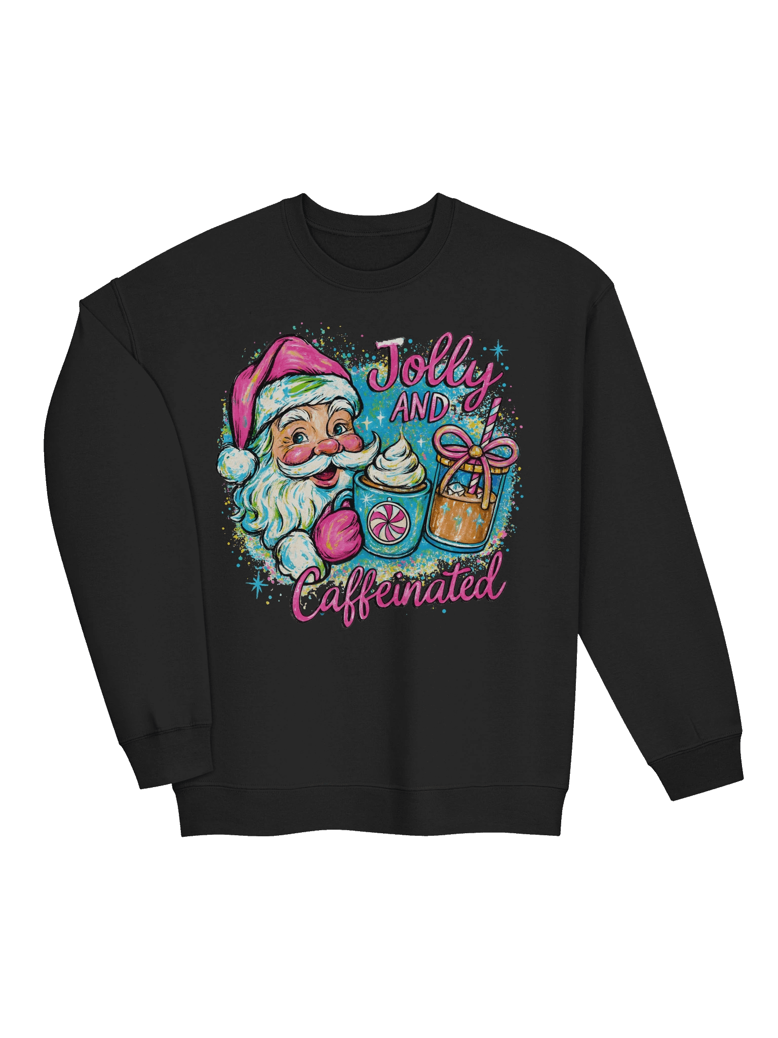 'Jolly and Caffeinated' Crewneck Sweatshirt product image (24)