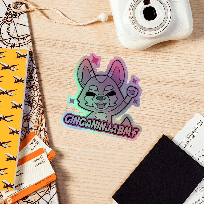 Rare Shiny Holo Pupper Sticker product image (6)