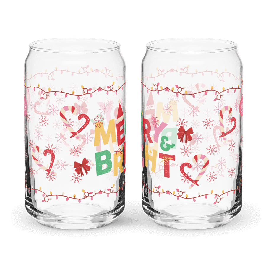Merry & Bright Glass Tumbler product image (8)