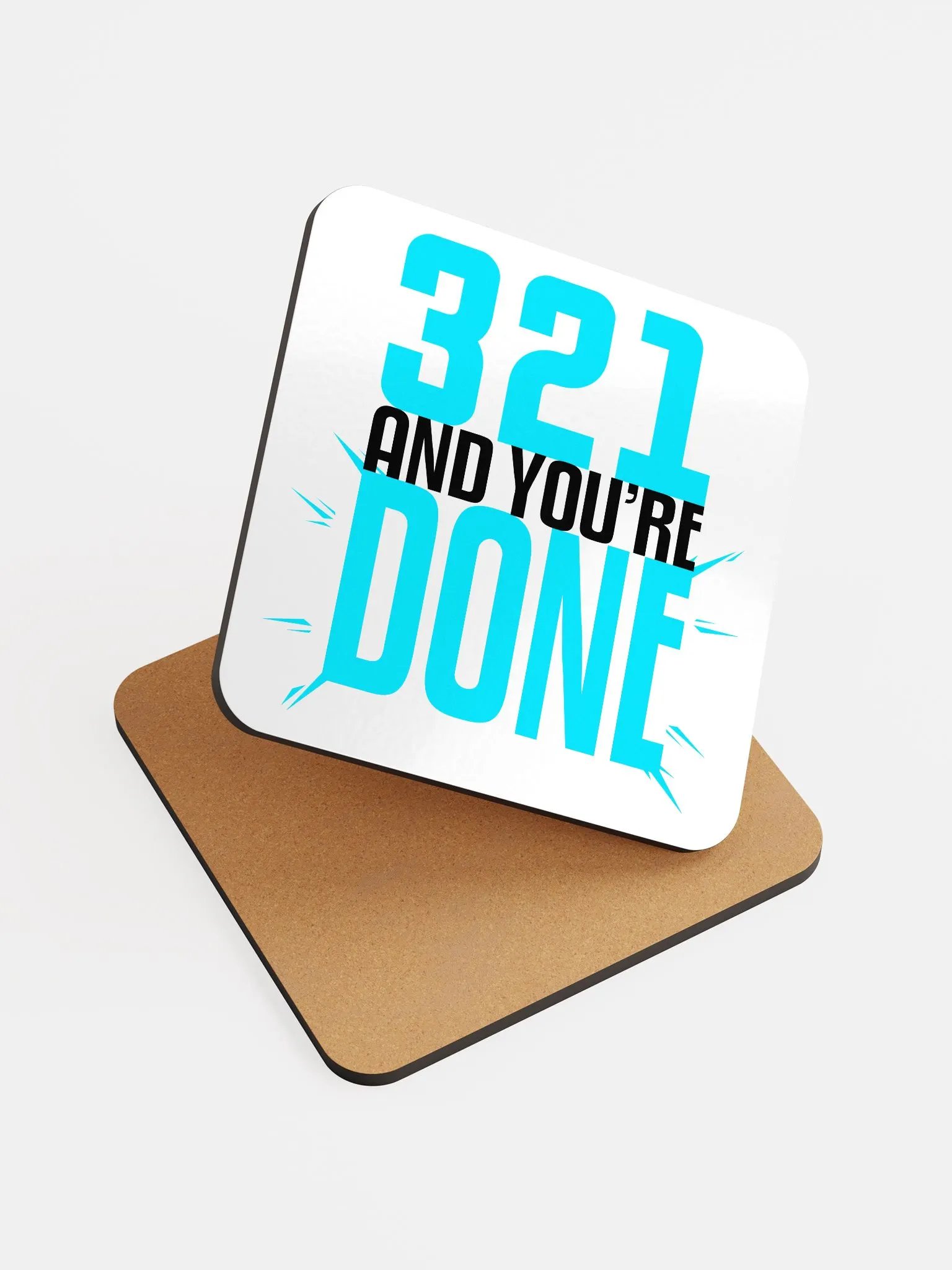 'DONE' Blue Light Coaster product image (6)