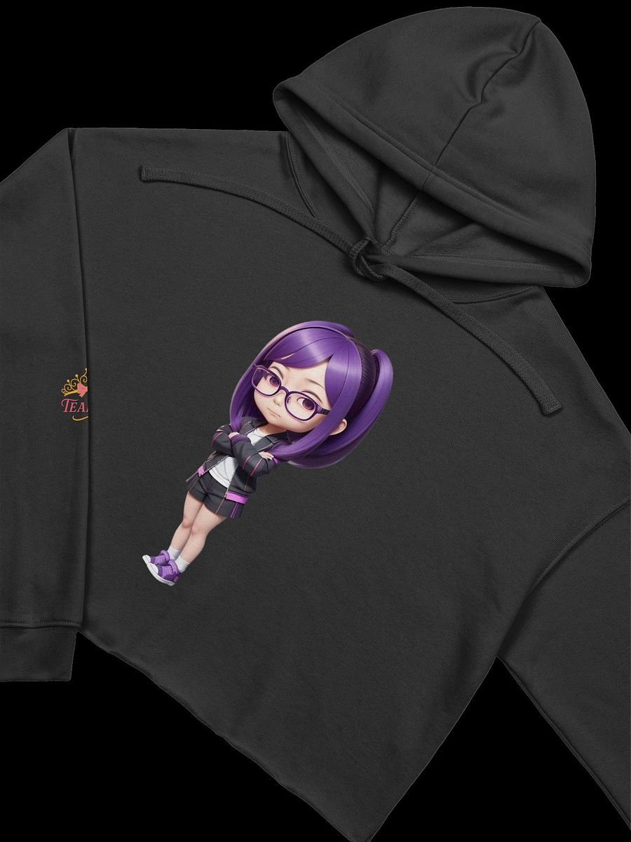 (Purple CHIBI) K Crop Hoodie product image (3)