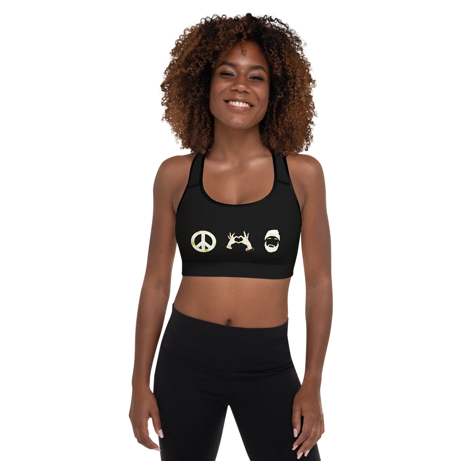 Peace Love Mulu Padded Sports Bra product image (1)