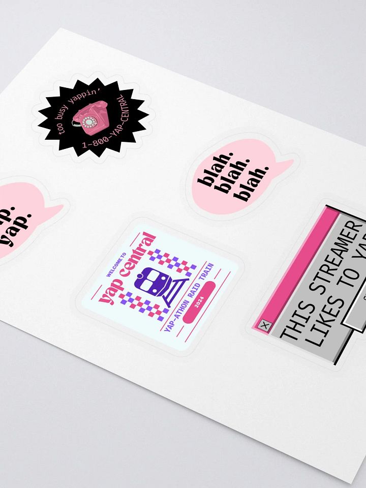 Yap-athon Sticker Sheet product image (2)
