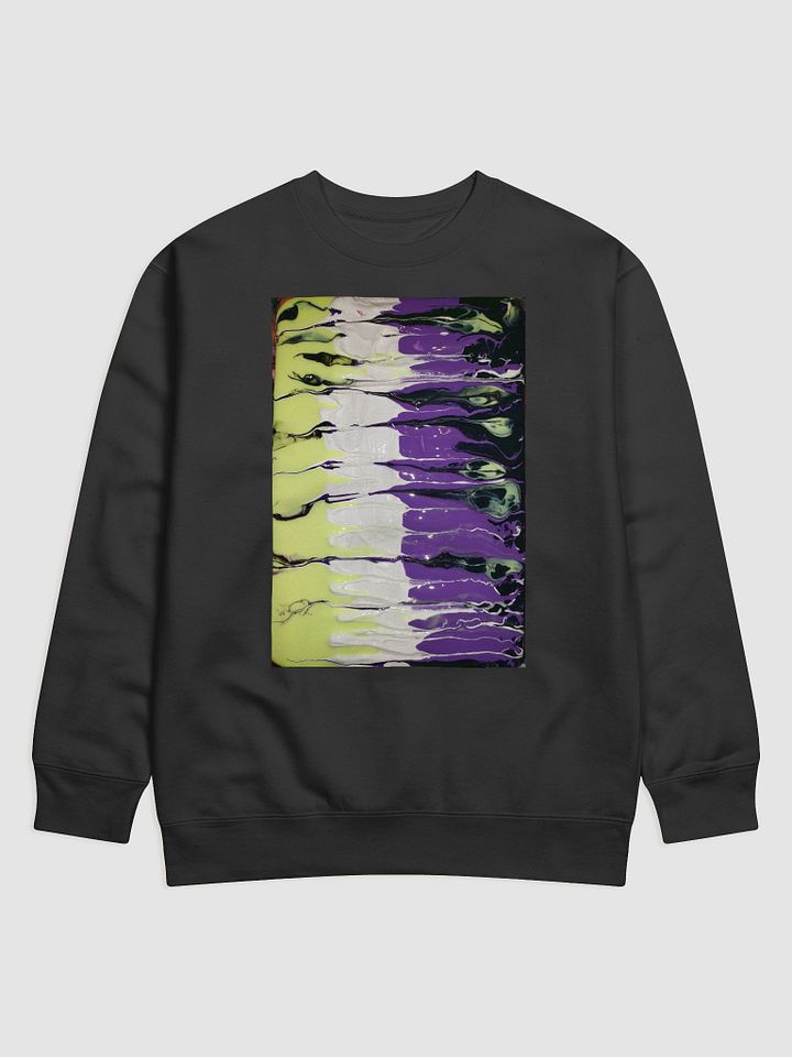 Pride Month Non Binary Flag Pouring art product image (1)