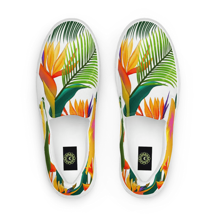 Tropical Blooms Slip-On Canvas Shoes product image (2)