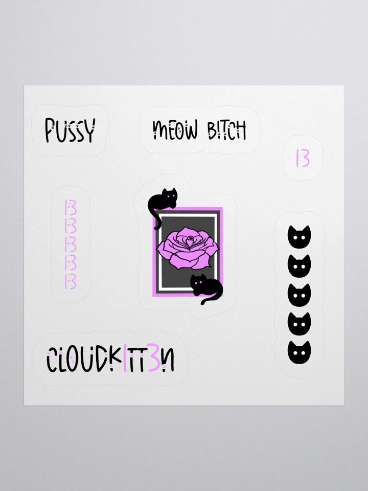 Kitten Sticker Sheet product image (1)