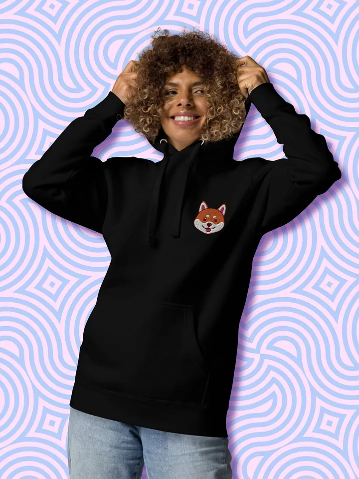 Cheerful Shiba Inu Unisex Hoodie product image (2)