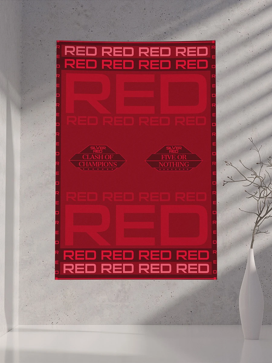 SILVER VS RED - ALL IN RED (poster) product image (6)