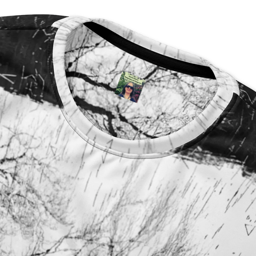 Monochrome Winter Lochan Reflections Unisex All Over Print Sweatshirt product image (9)