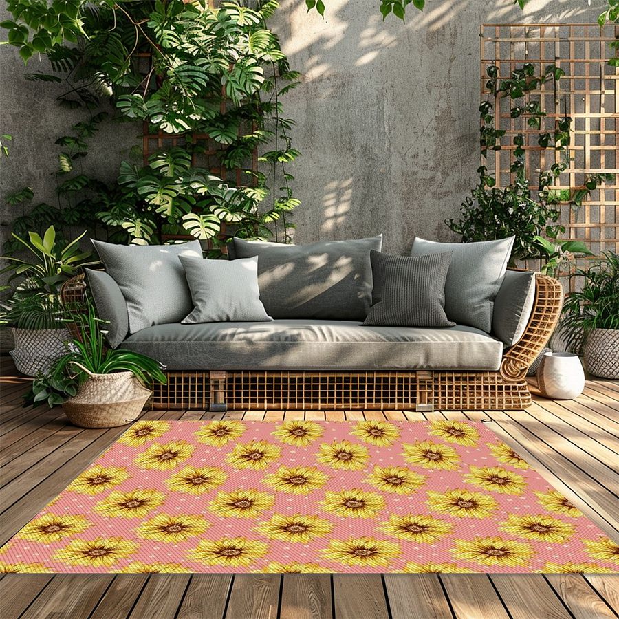Outdoor Plastic straw Mat product image (8)