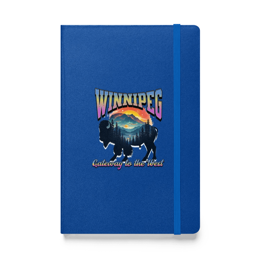 Winnipeg Gateway To The West Bison Hardcover Notebook product image (1)
