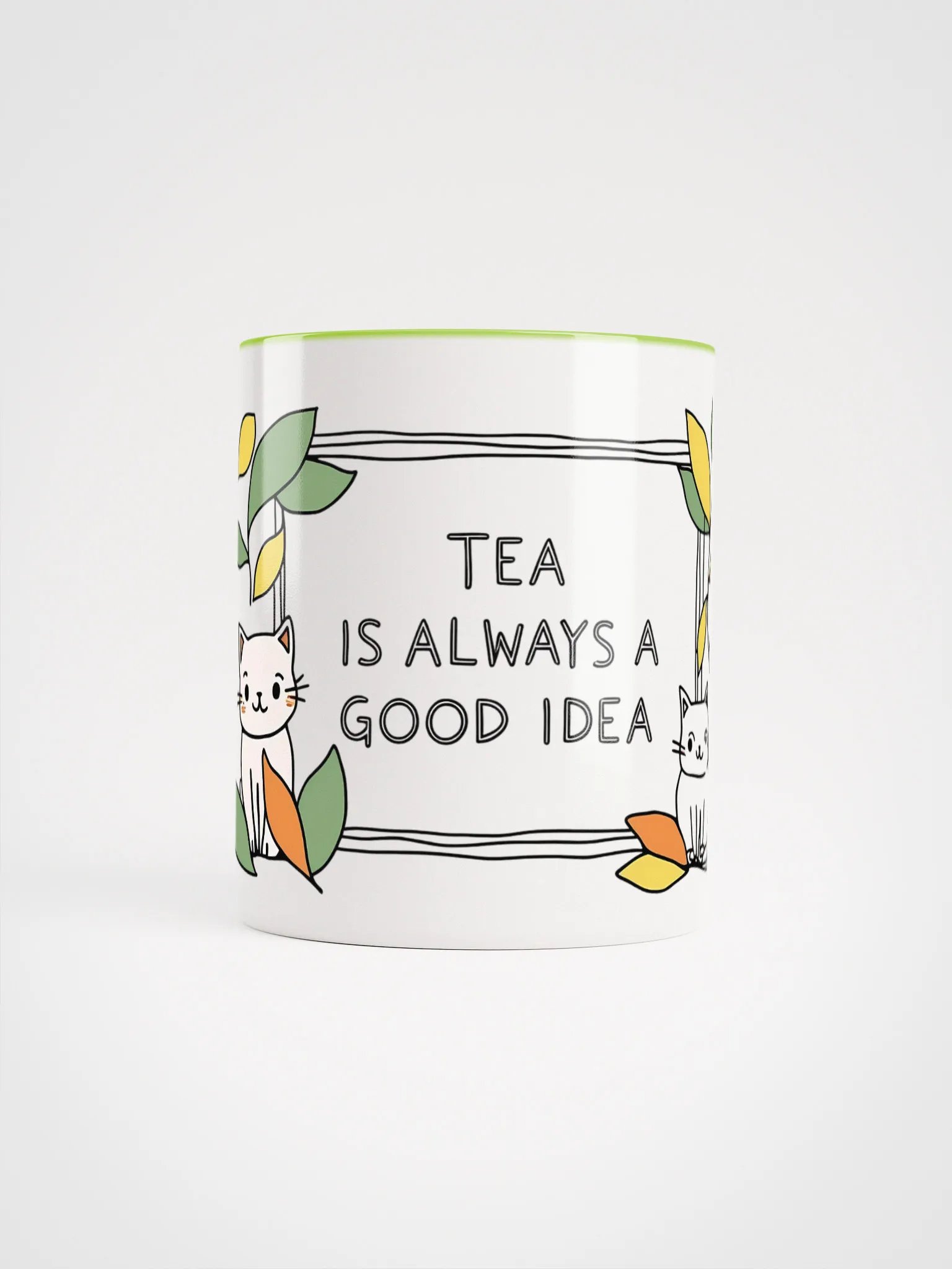 Whimsical Tea Time Ceramic Mug product image (1)