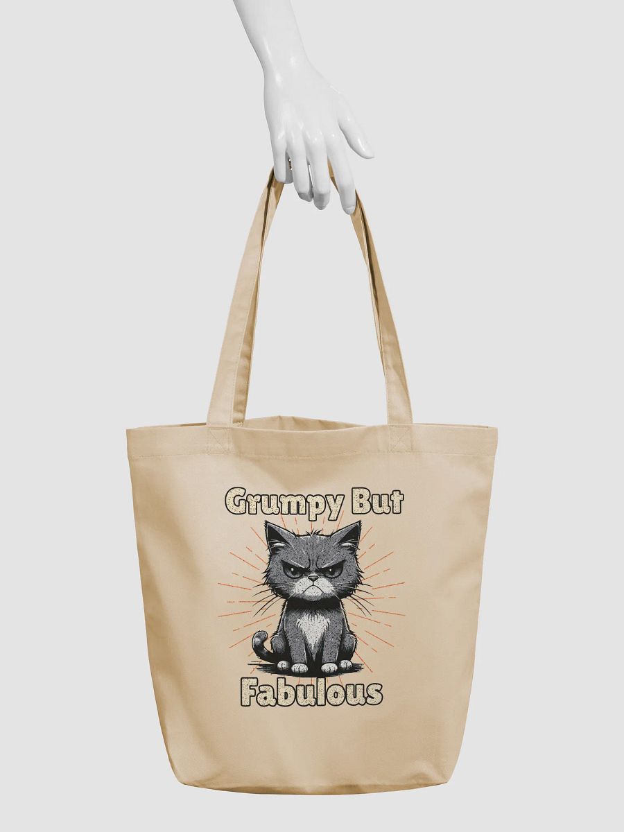 Grumpy But Fabulous Cat Tote Bag product image (3)