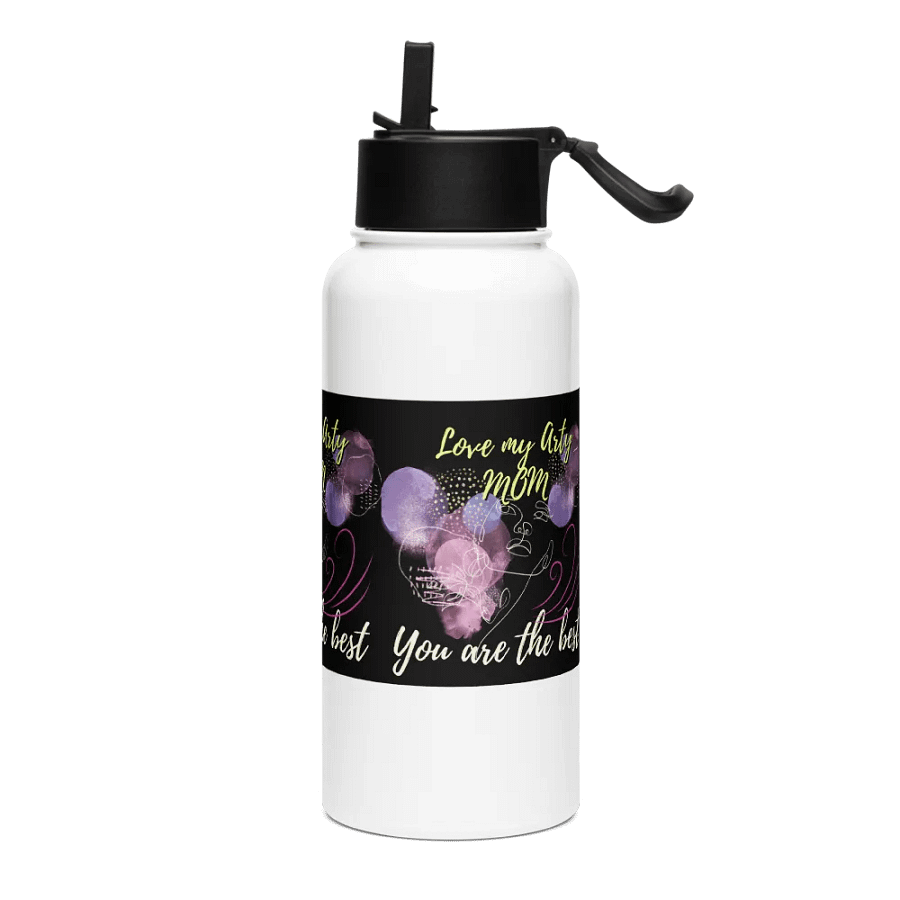 Love Arty mom insulated water bottle mothersday gift for creative moms product image (3)