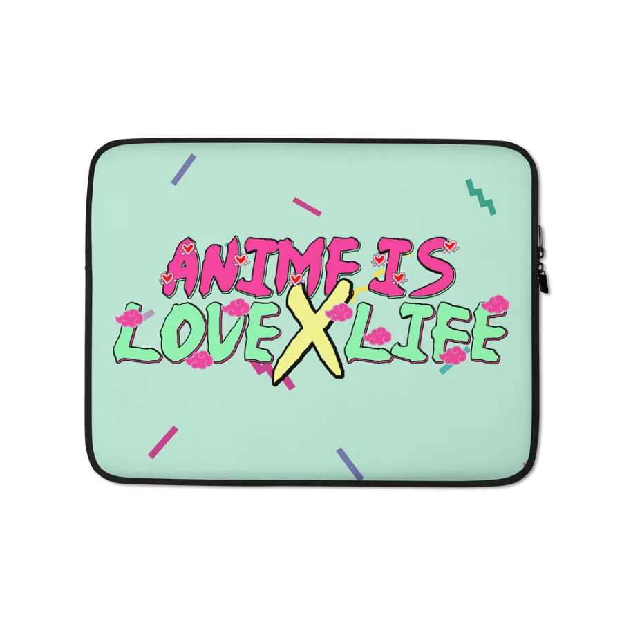 Anime Is Love X Life Laptop Sleeve product image (1)