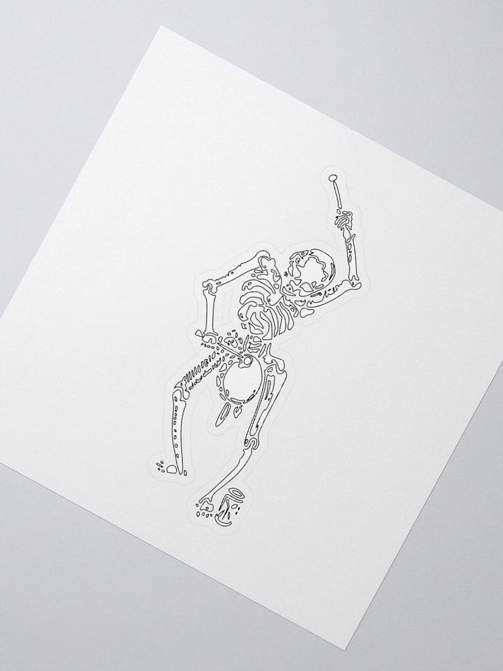 Mechanical Skeleton Kiss Cut Stickers product image (6)