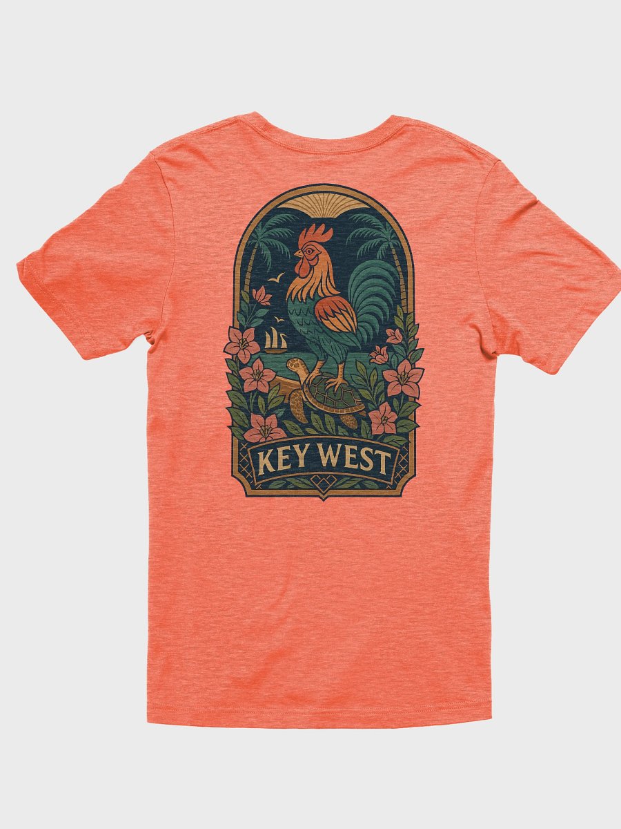 Key West Tropical T-Shirt Ultra Soft Tee with Rooster product image (3)