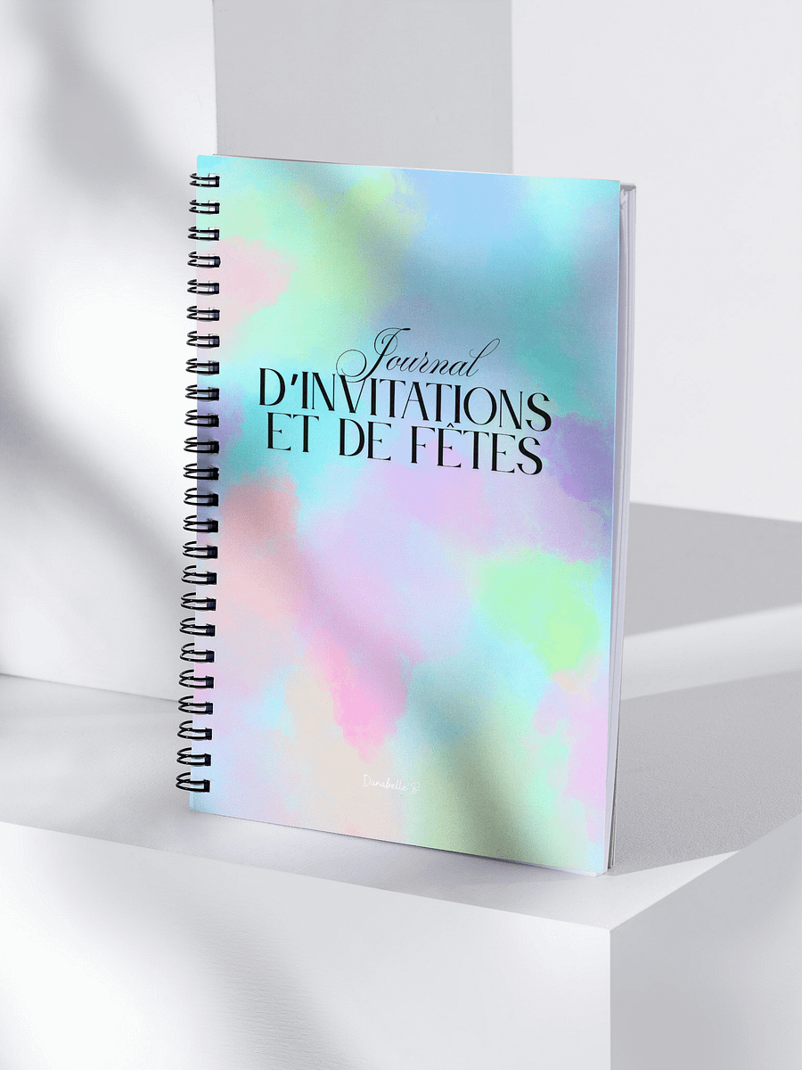 Journal d'Invitations et de Fêtes - Carnet Inspirant - NoteBook product image (4)