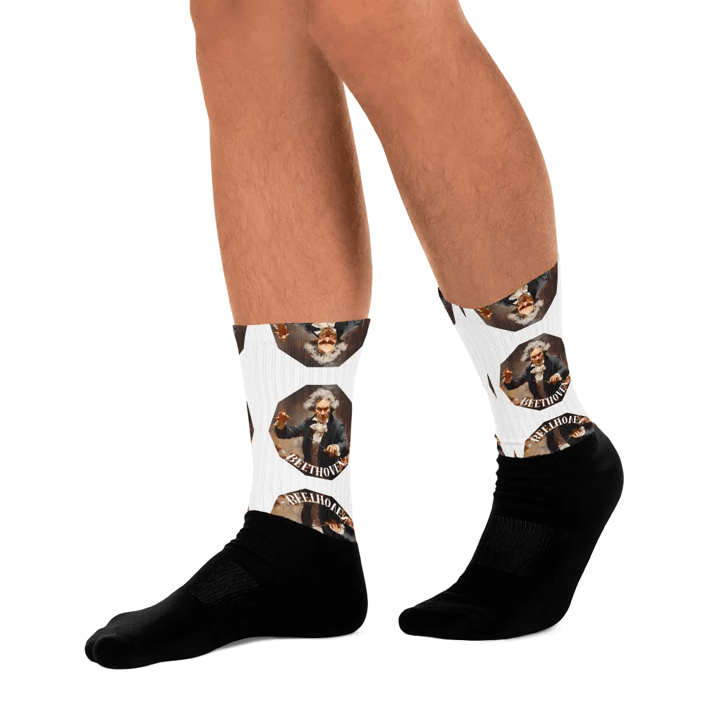 Ludwig van Beethoven - Oil Painting Portrait | Socks product image (10)