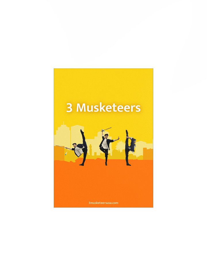 3 Musketeers Cityscape Logo Poster product image (3)