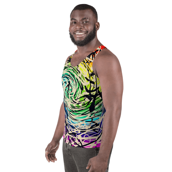 rainbow cyberwave tank top product image (1)
