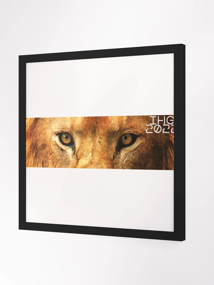 Lion Eyes Digital Drawing Framed Print product image (2)