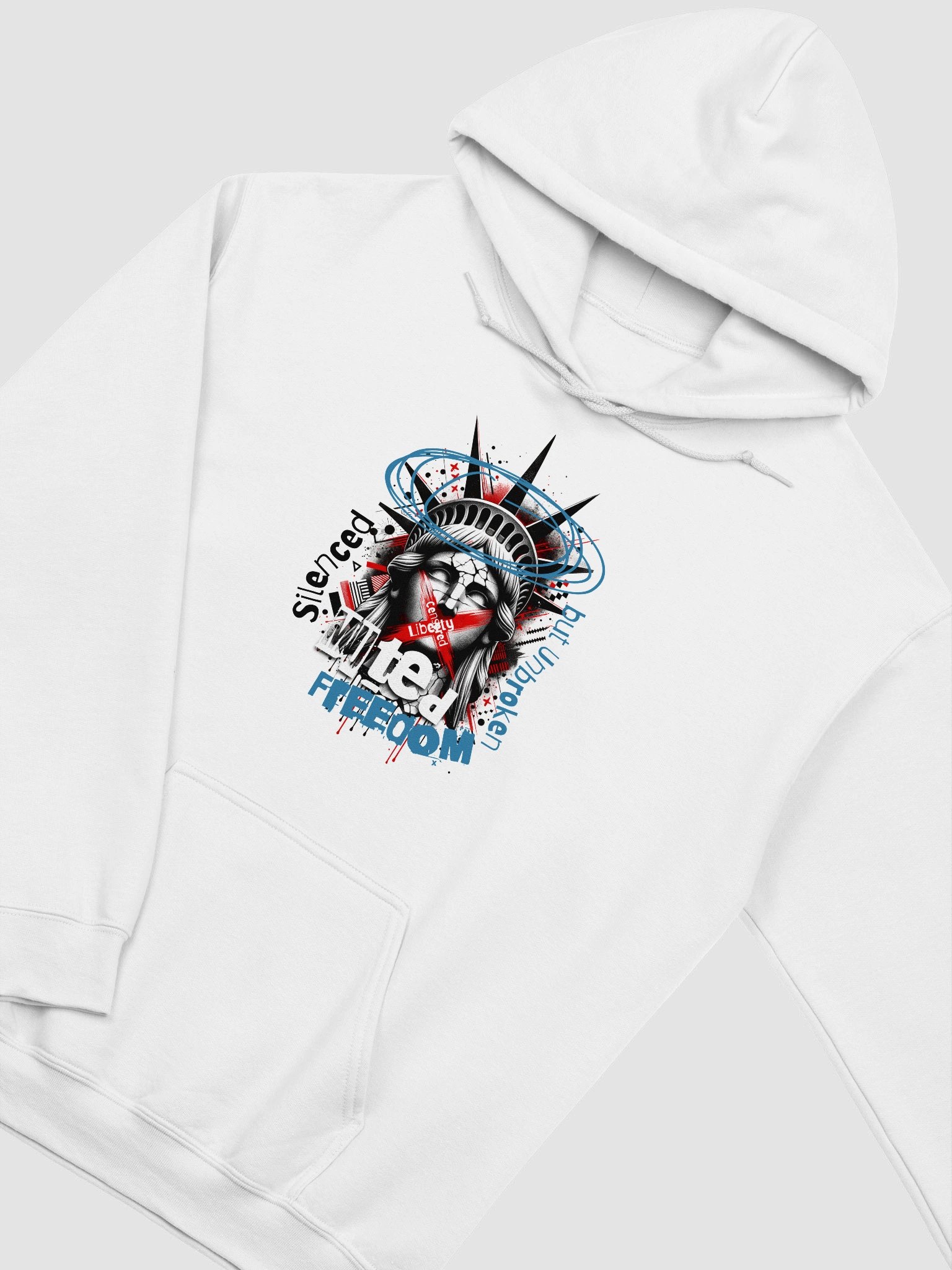 Muted Freedom | Gildan Classic Unisex Hoodie product image (4)