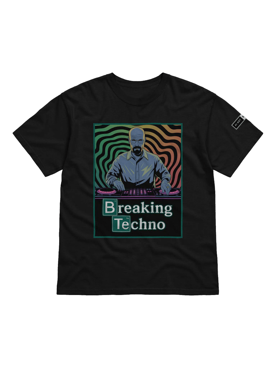 "BREAKING TECHNO" 100% cotton T-shirt product image (1)