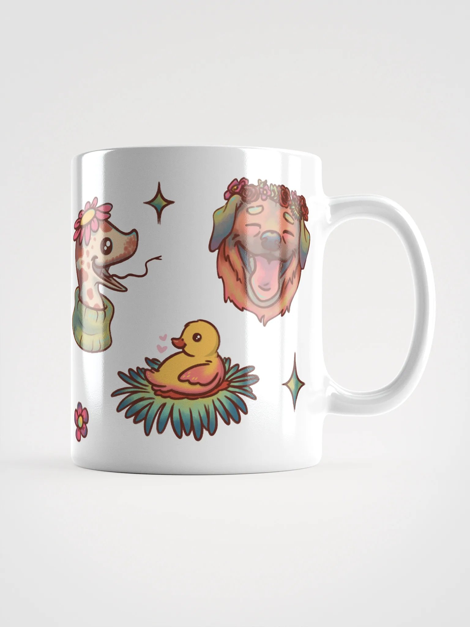 mug : flower friends product image (1)